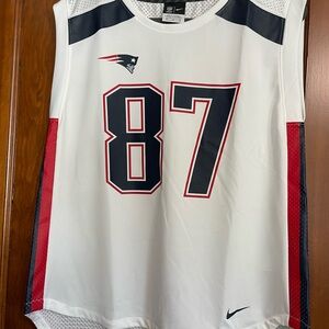 Nike NFL White and Gray Jersey